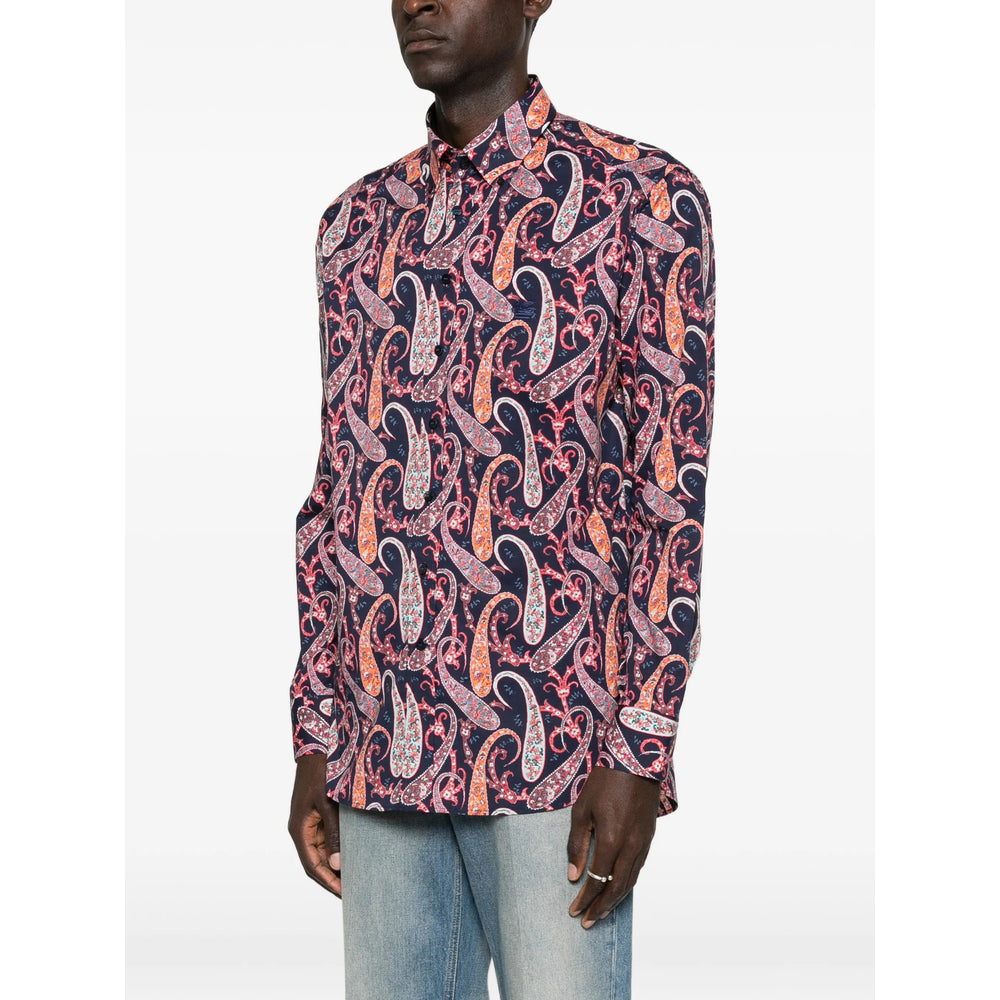 Etro Blue Shirts Men ETRO