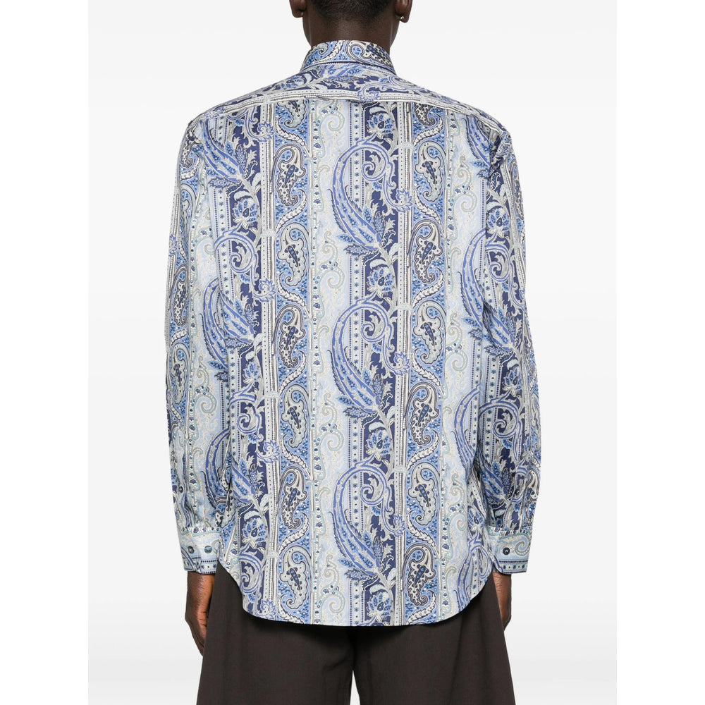 Etro Blue Shirts Men ETRO