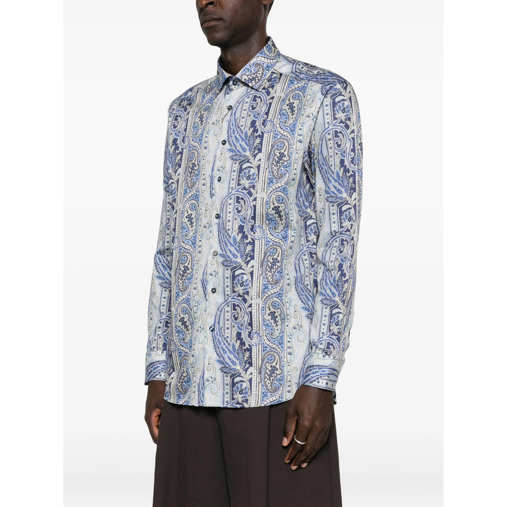 Etro Blue Shirts Men ETRO