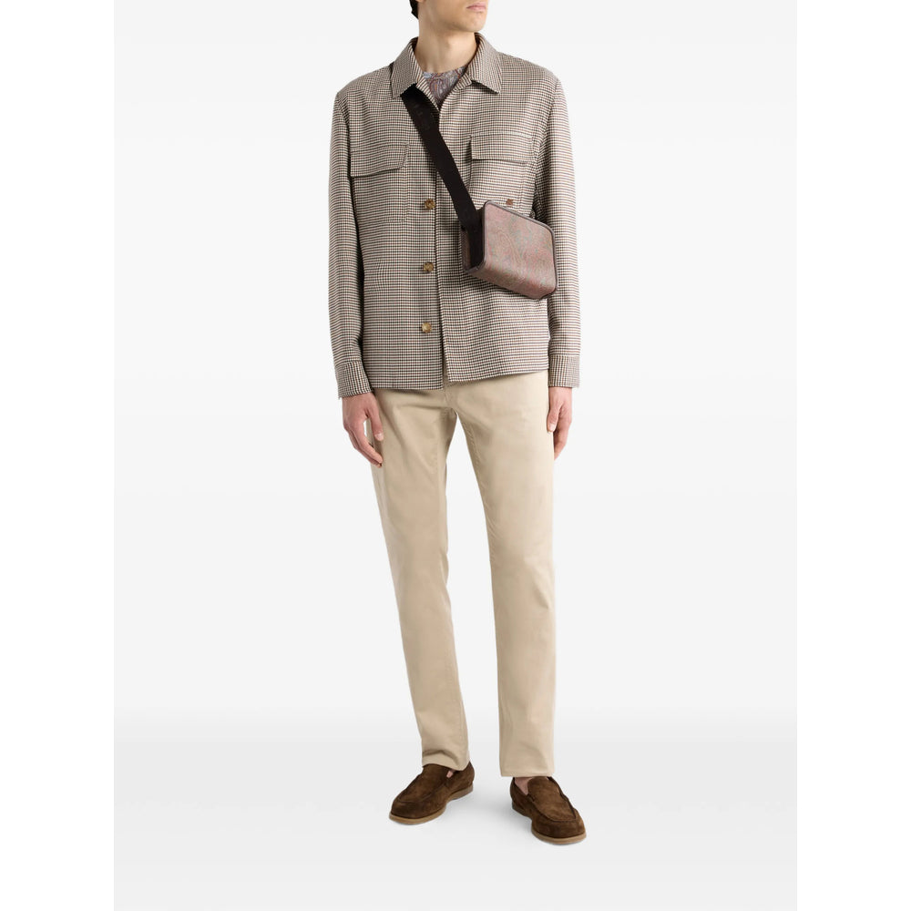 Etro Brown T-Shirts & Vests - T-Shirts Men ETRO