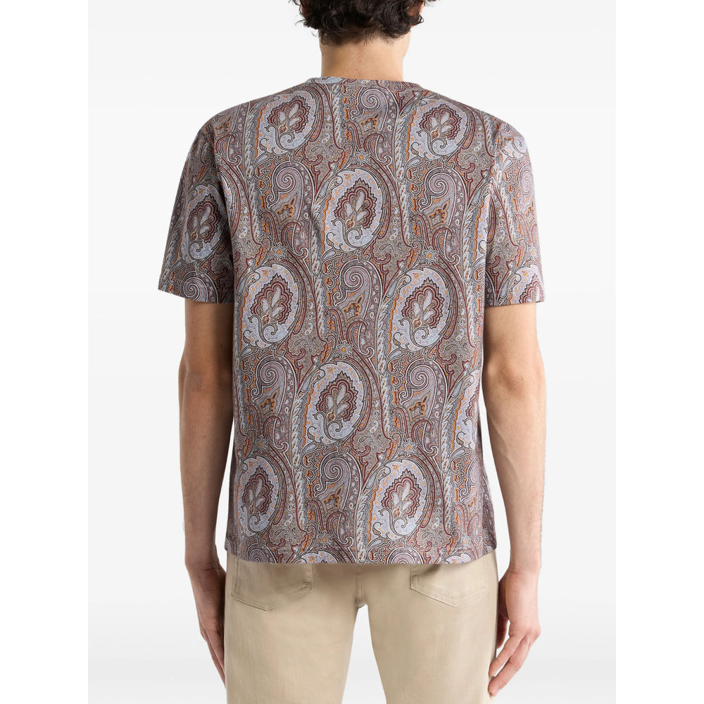 Etro Brown T-Shirts & Vests - T-Shirts Men ETRO