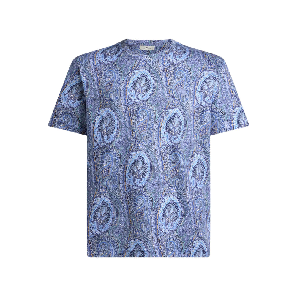 Etro Blue T-Shirts & Vests - T-Shirts Men ETRO