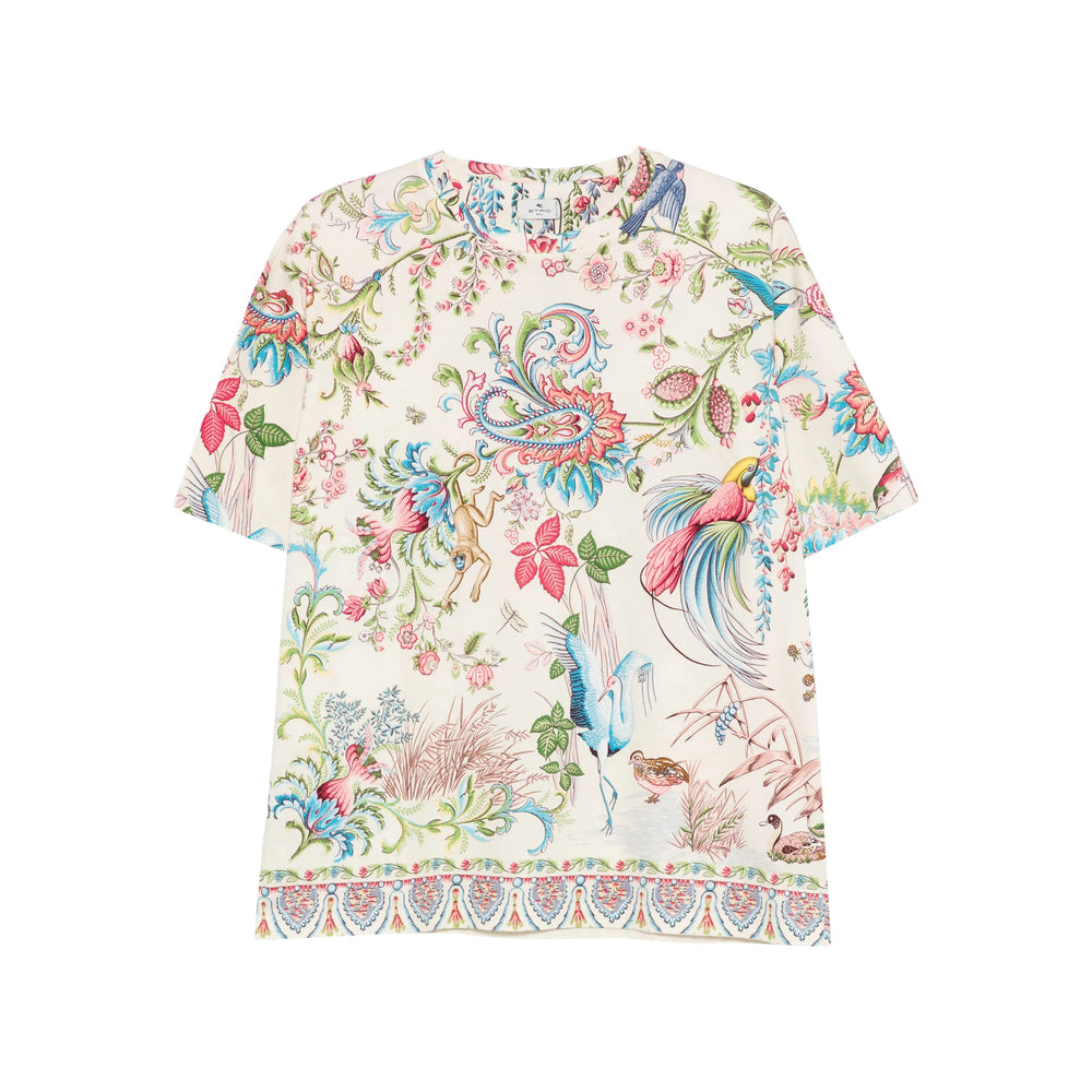 Etro Neutrals T-Shirts & Vests - T-Shirts Men ETRO