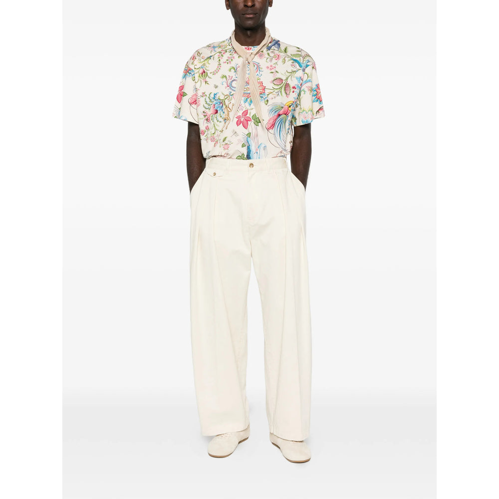 Etro Neutrals T-Shirts & Vests - T-Shirts Men ETRO