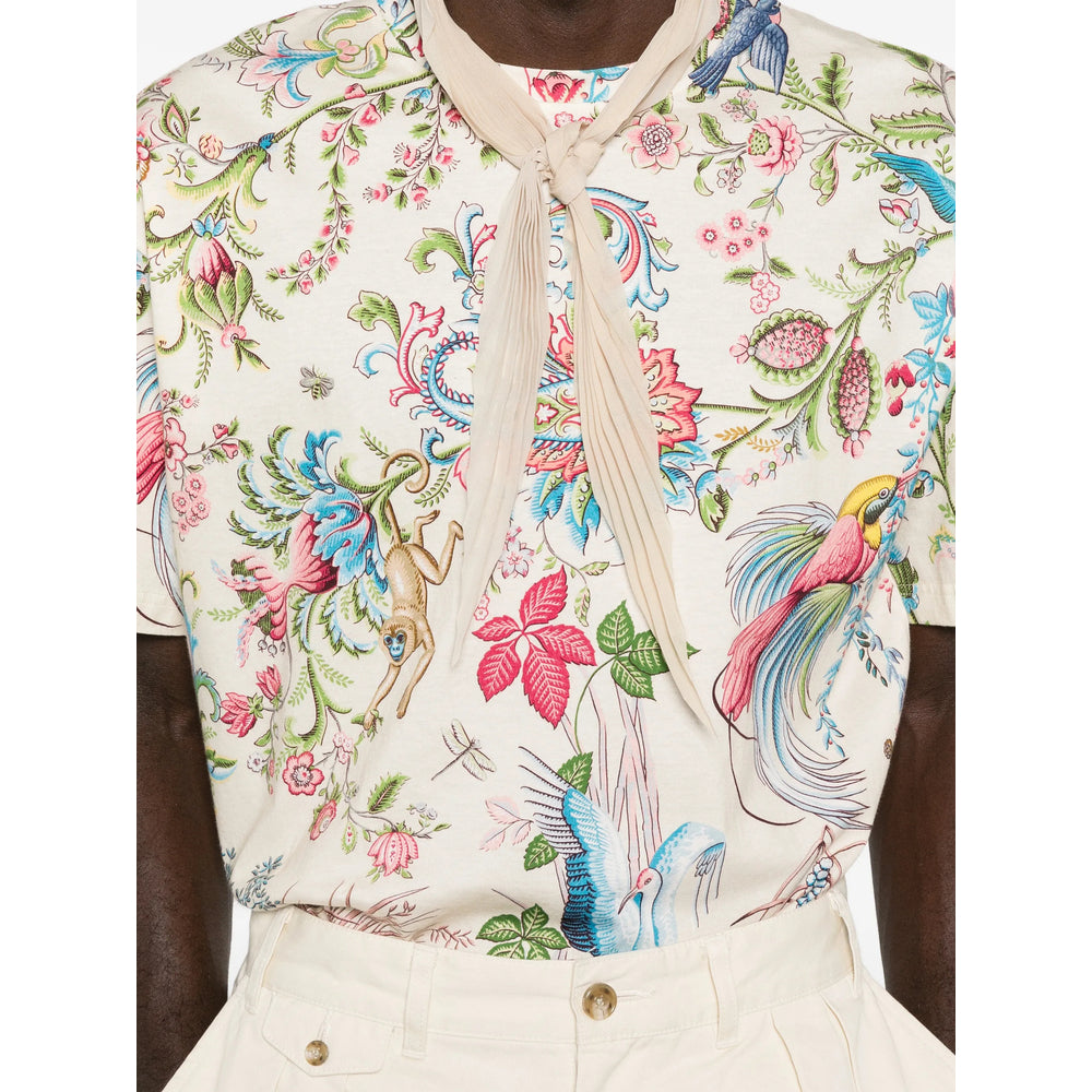 Etro Neutrals T-Shirts & Vests - T-Shirts Men ETRO