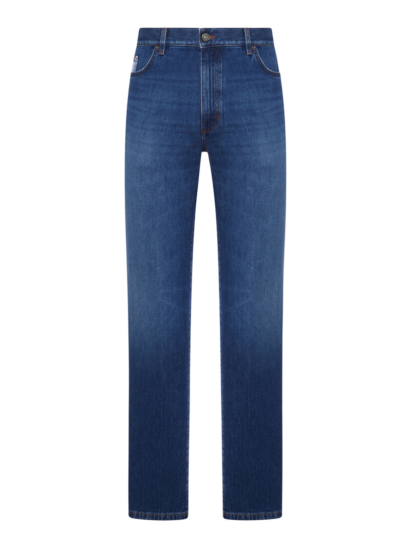 Zegna Men Vintage Stretch Denim Jeans ZEGNA