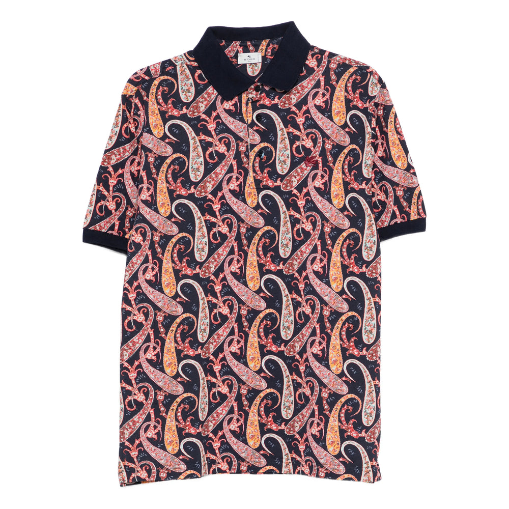 Etro Blue Polo Shirts Men ETRO