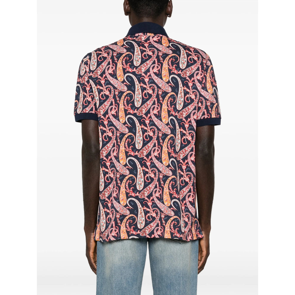 Etro Blue Polo Shirts Men ETRO
