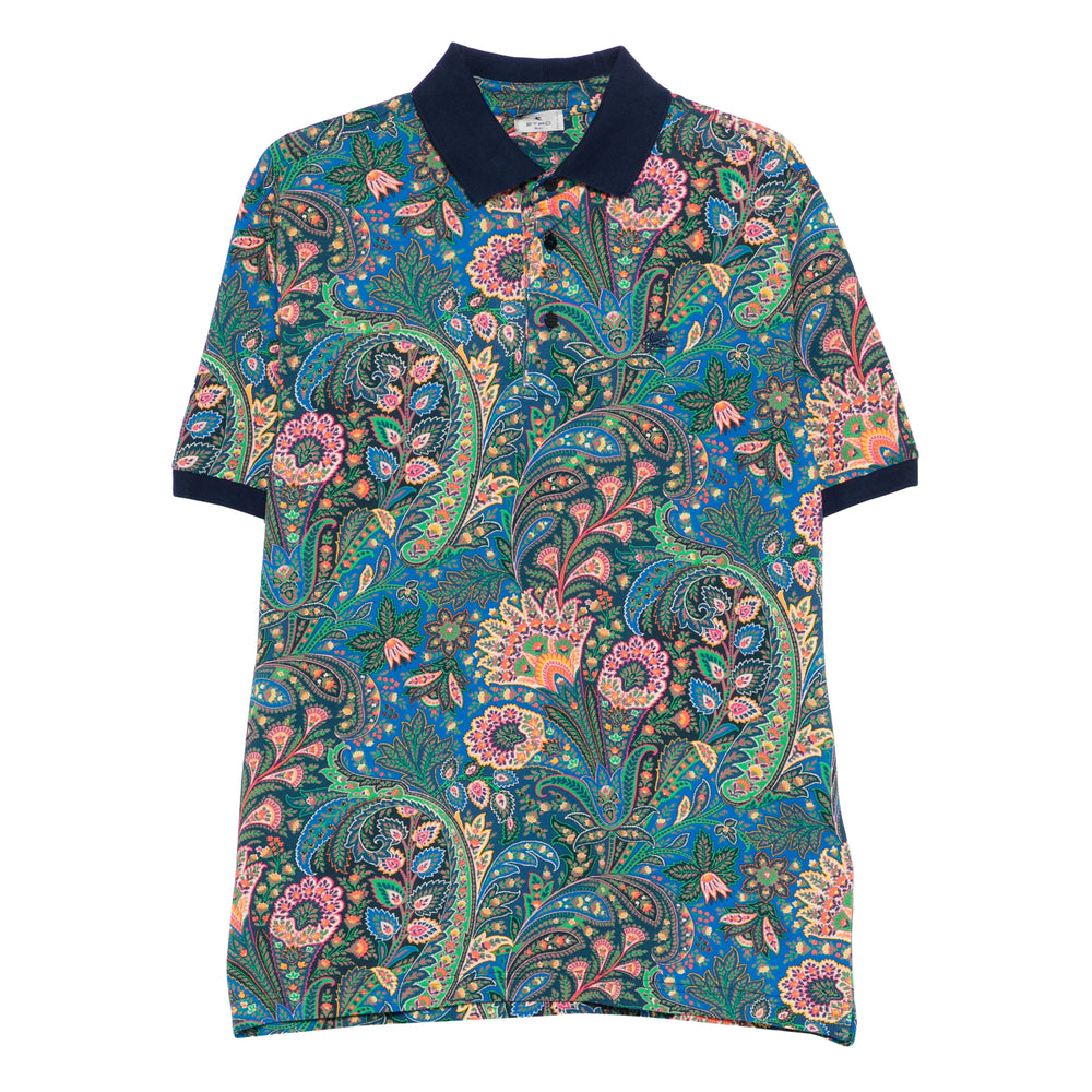 Etro Blue Polo Shirts Men ETRO