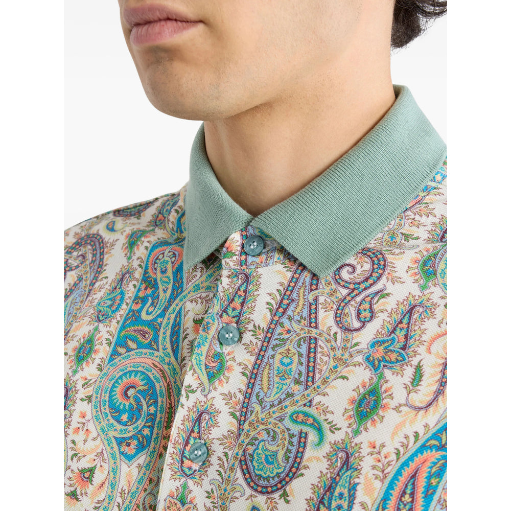 Etro Neutrals Polo Shirts Men ETRO