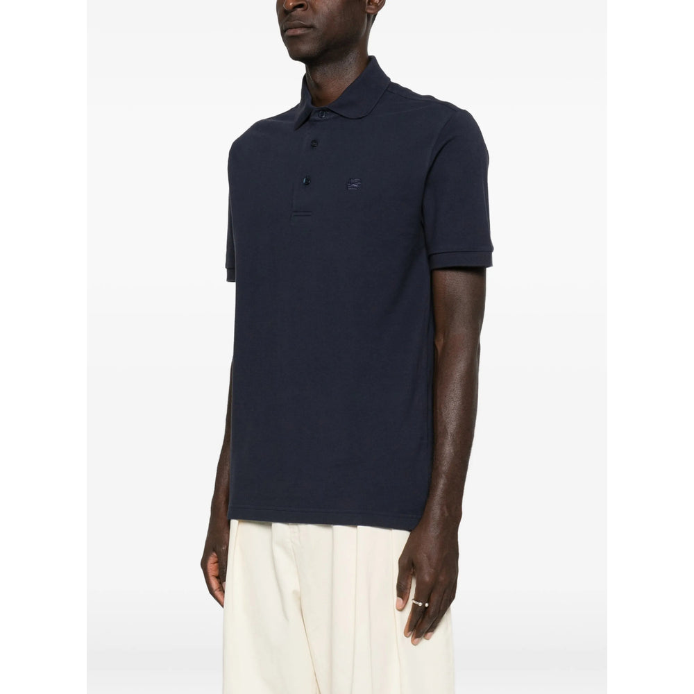 Etro Blue Polo Shirts Men ETRO