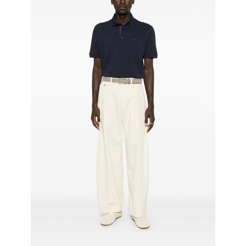 Etro Blue Polo Shirts Men ETRO