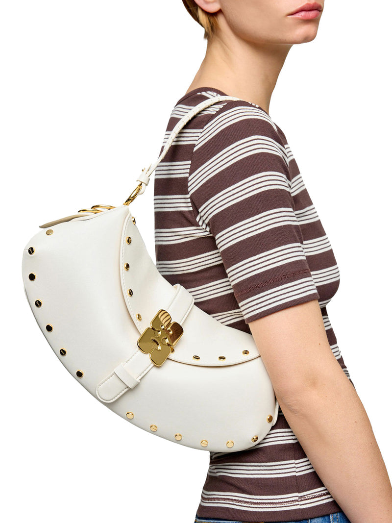 Ganni Women B-Kat Studs Leather Bag GANNI