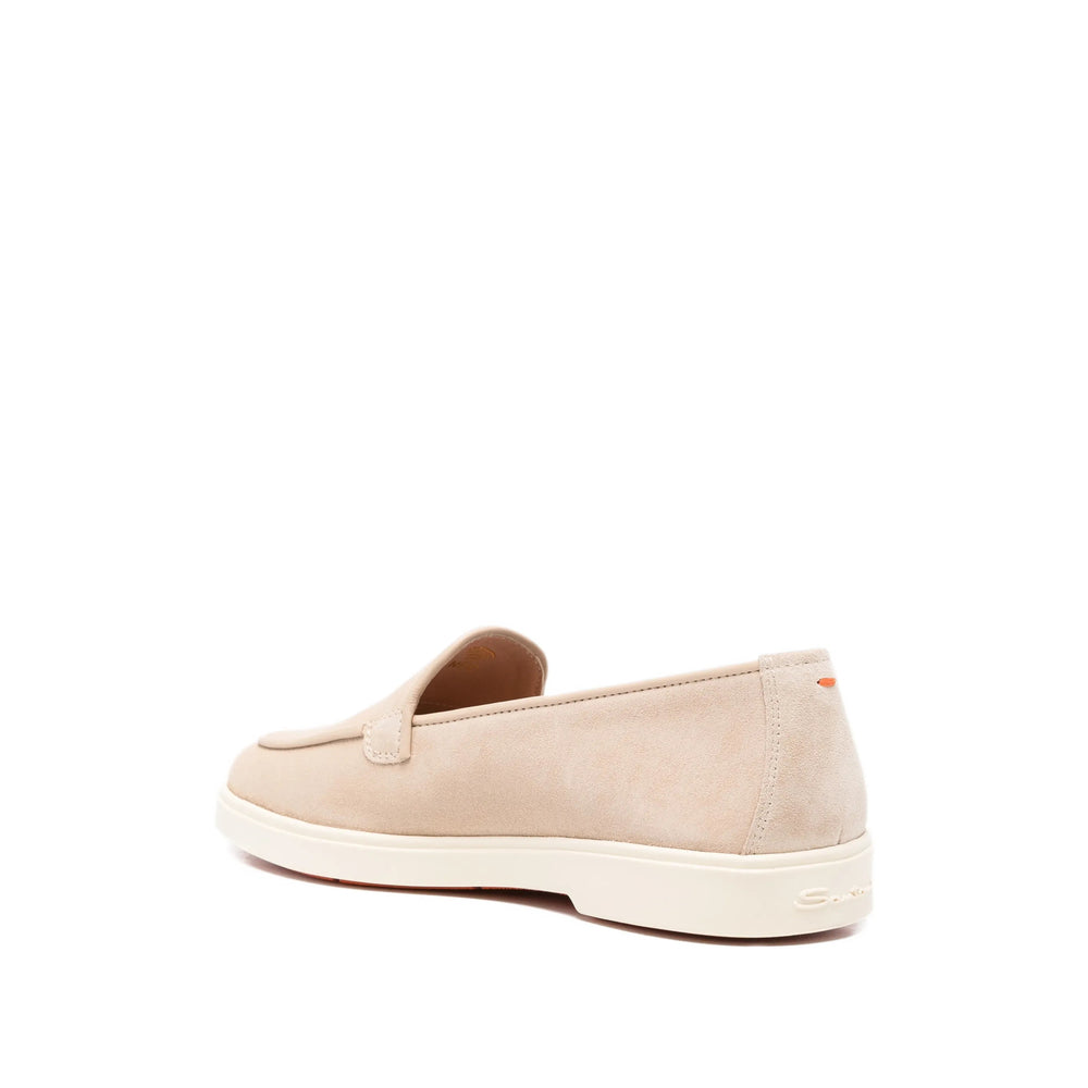 Santoni Neutrals Loafers Women SANTONI
