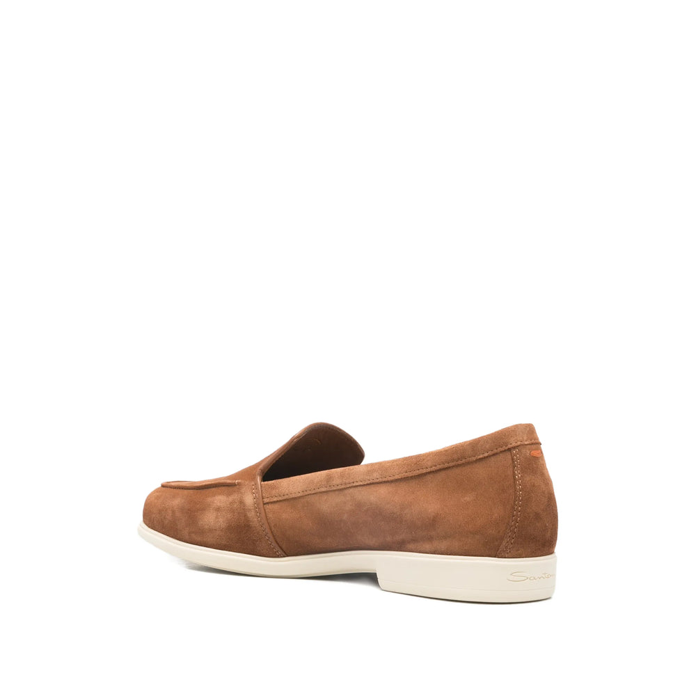 Santoni Brown Loafers Women SANTONI