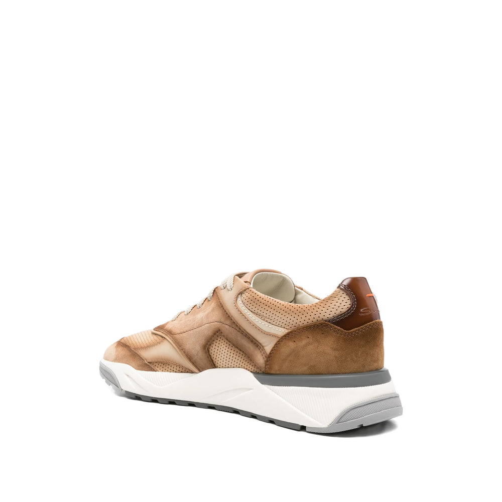 Santoni Neutrals Trainers - Low-Tops Men SANTONI