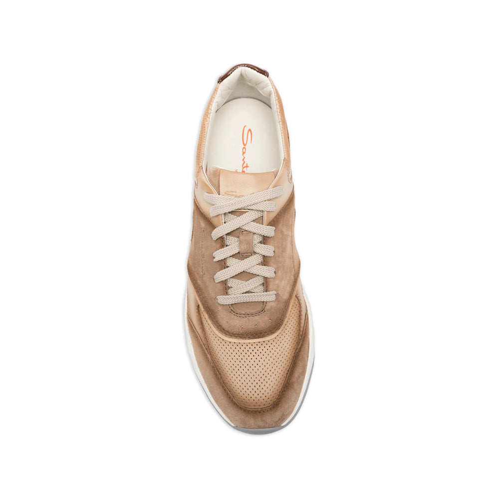 Santoni Neutrals Trainers - Low-Tops Men SANTONI