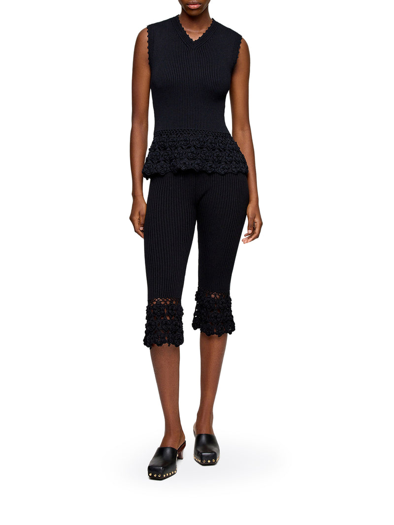 Ganni Women Vest In Cotton Crochet GANNI