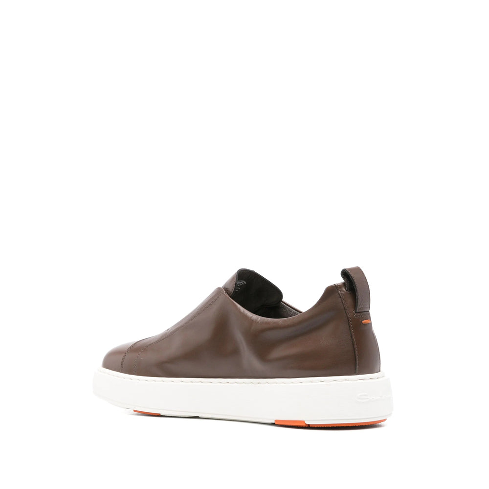 Santoni Brown Trainers - Low-Tops Men SANTONI