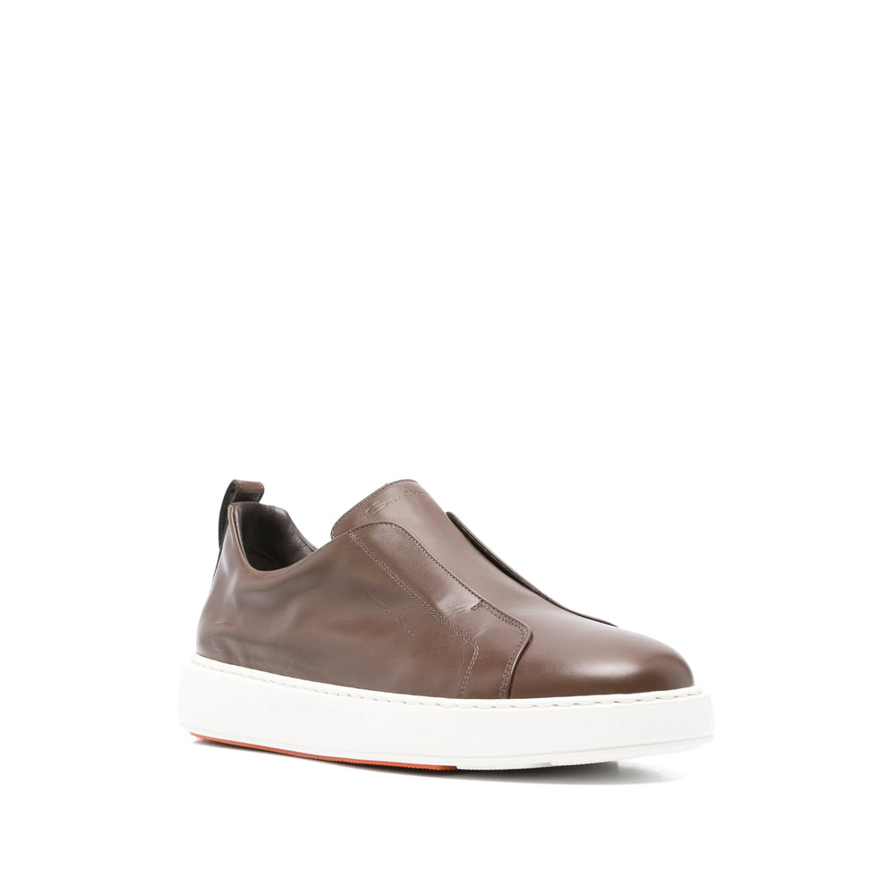 Santoni Brown Trainers - Low-Tops Men SANTONI