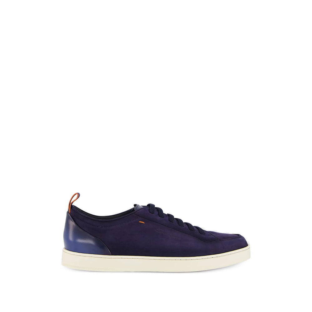 Santoni Blue Trainers - Low-Tops Men SANTONI