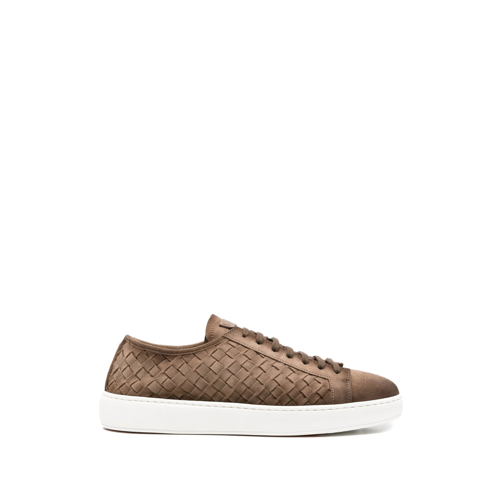 Santoni Brown Trainers - Low-Tops Men SANTONI