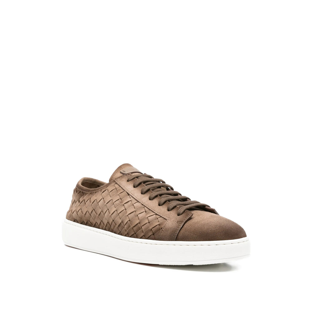 Santoni Brown Trainers - Low-Tops Men SANTONI