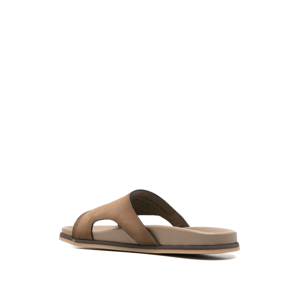 Santoni Brown Sandals Men SANTONI