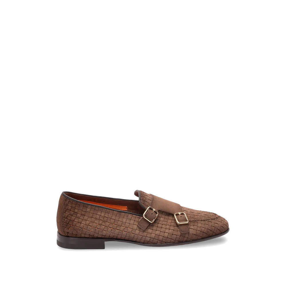 Santoni Brown Loafers Men SANTONI