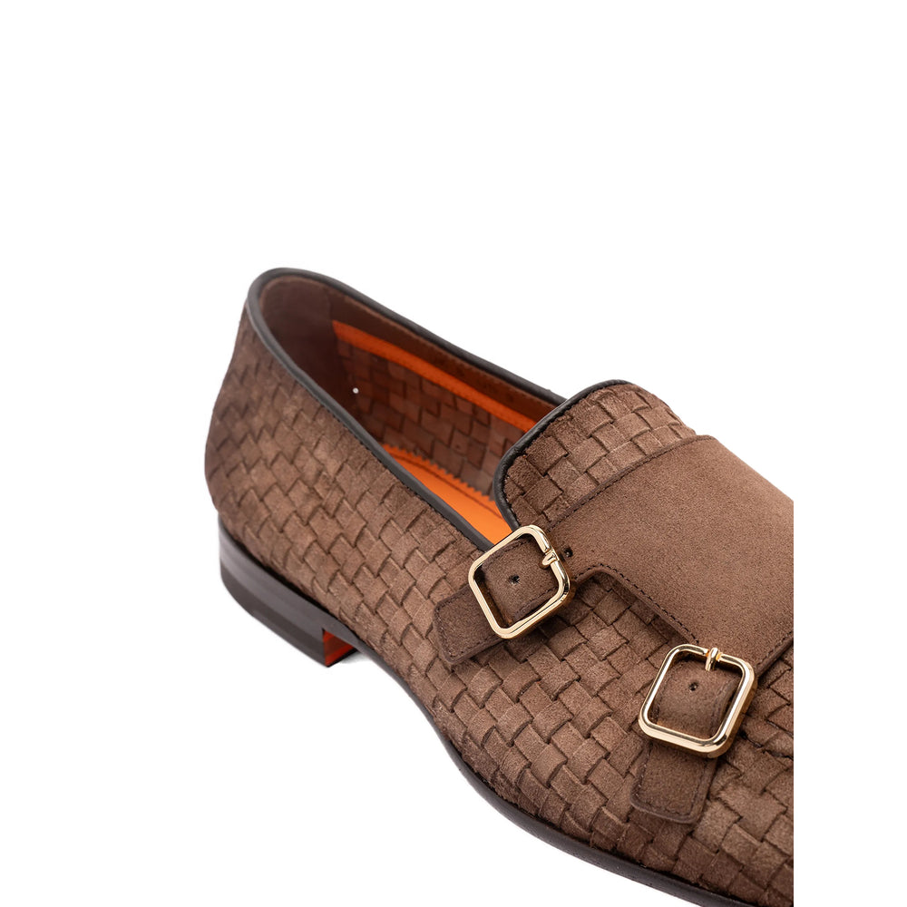 Santoni Brown Loafers Men SANTONI
