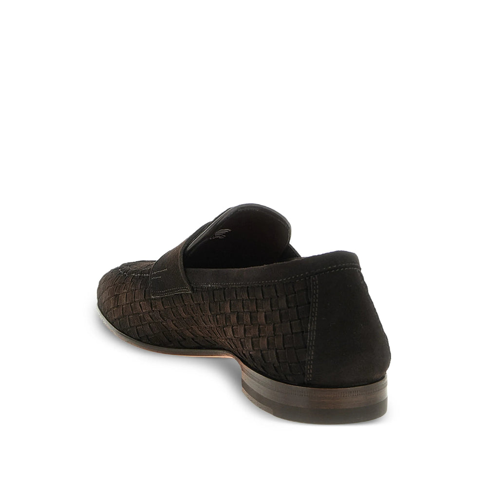 Santoni Brown Loafers Men SANTONI