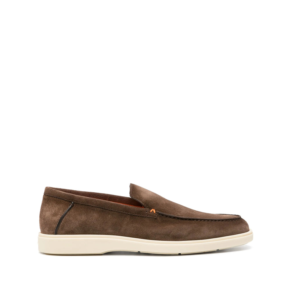 Santoni Brown Loafers Men SANTONI