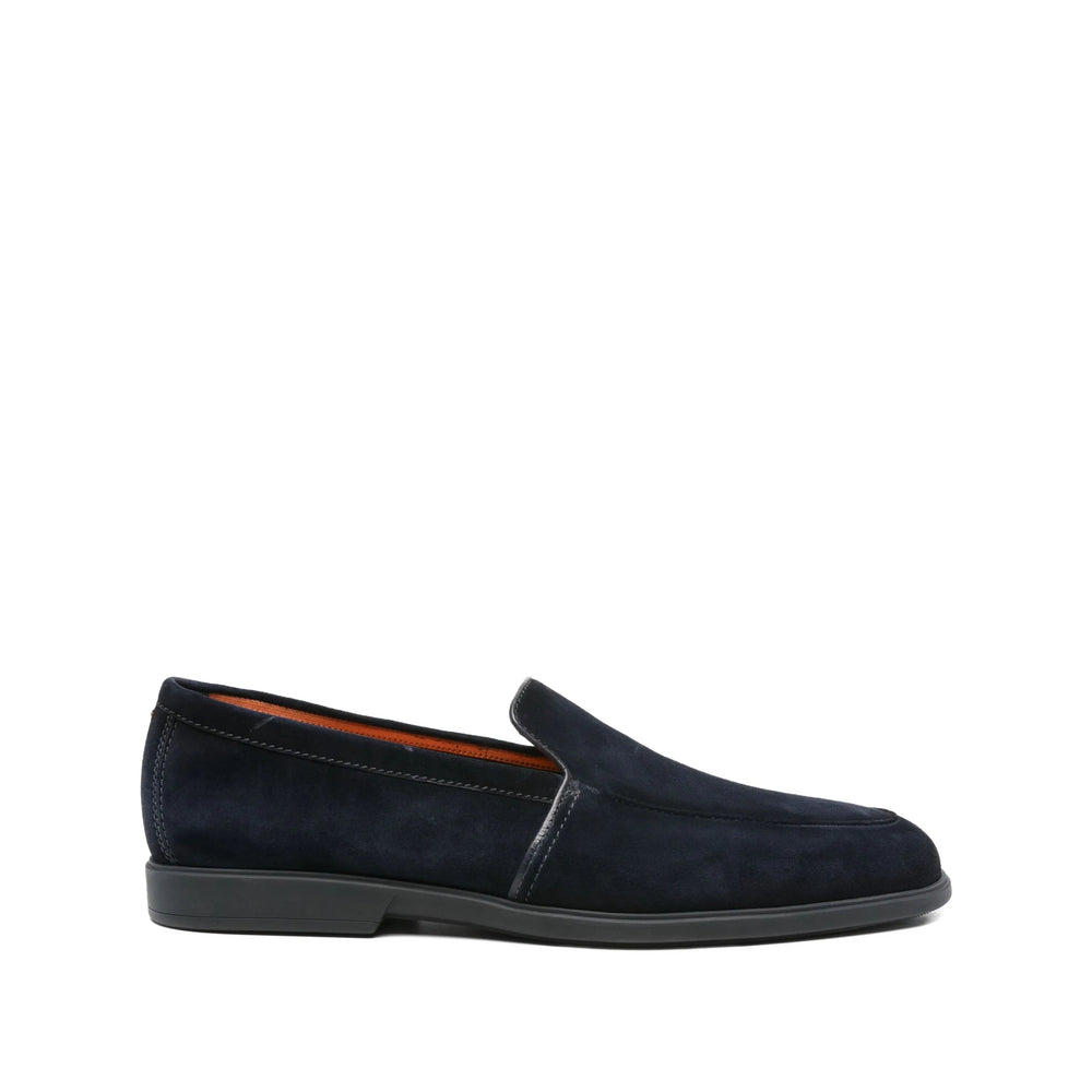 Santoni Blue Loafers Men SANTONI