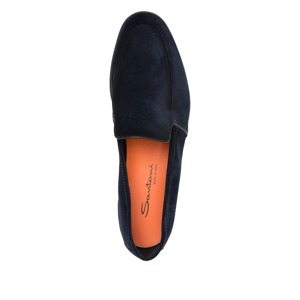Santoni Blue Loafers Men SANTONI