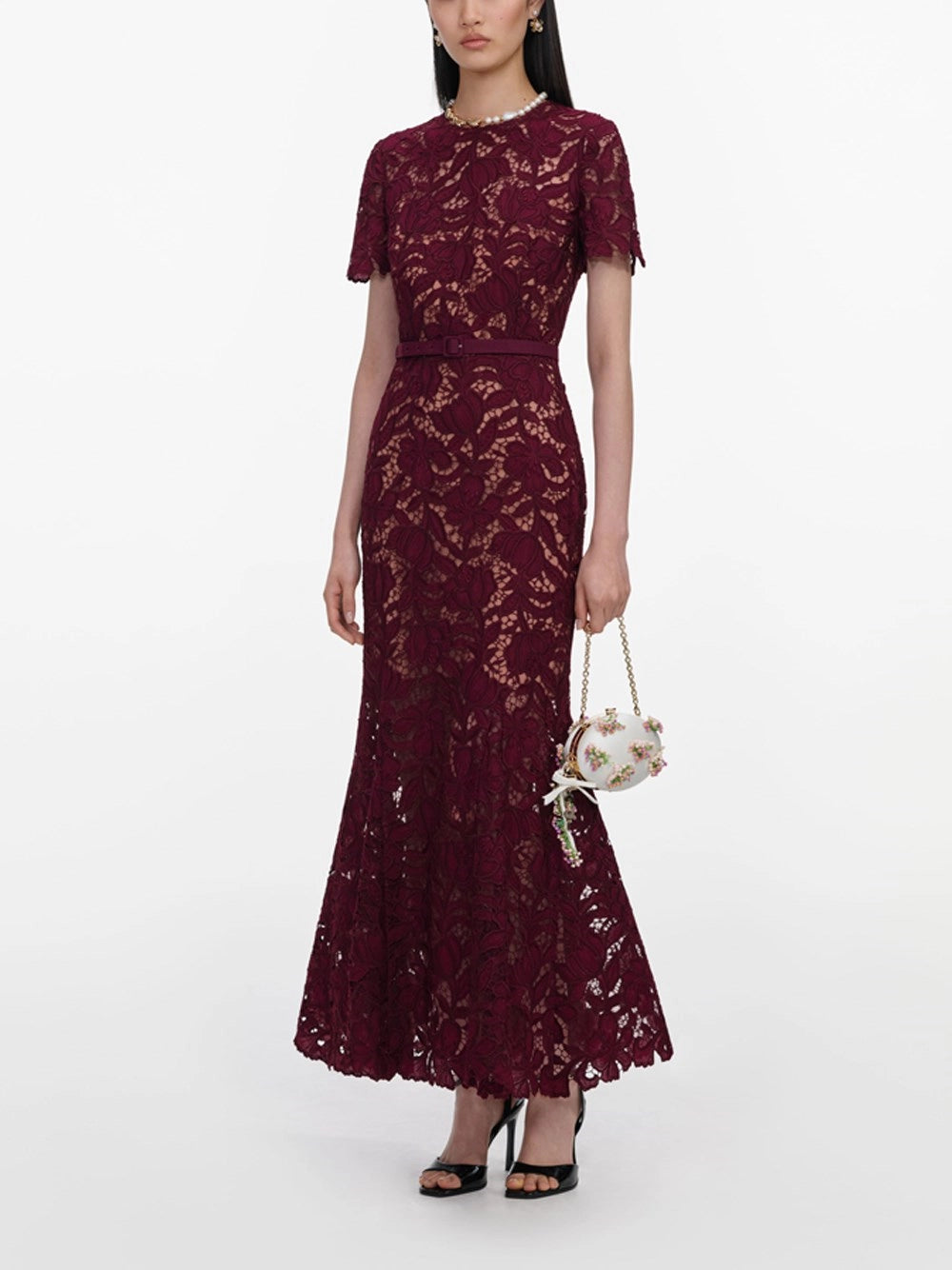 Self-Portrait Women Lace Midi Dress SELF-PORTRAIT