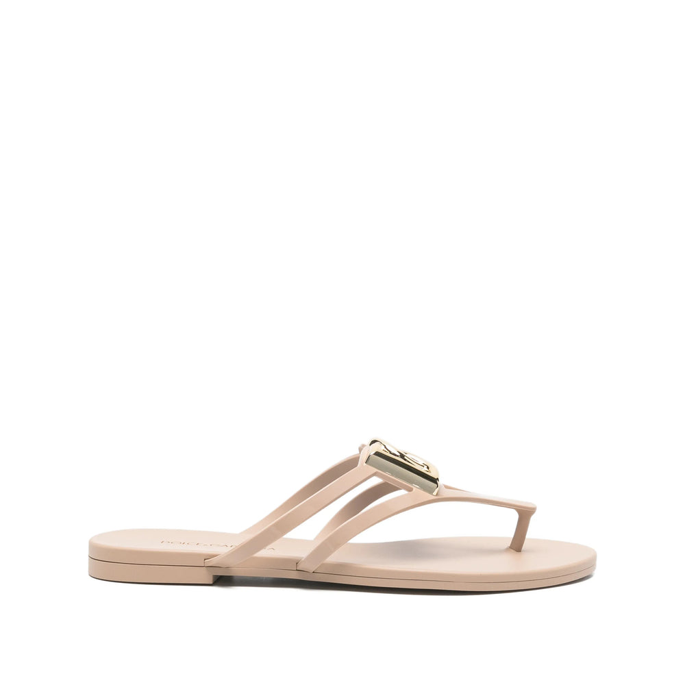 Dolce & Gabbana Neutrals Flip-Flops & Slides Women DOLCE & GABBANA