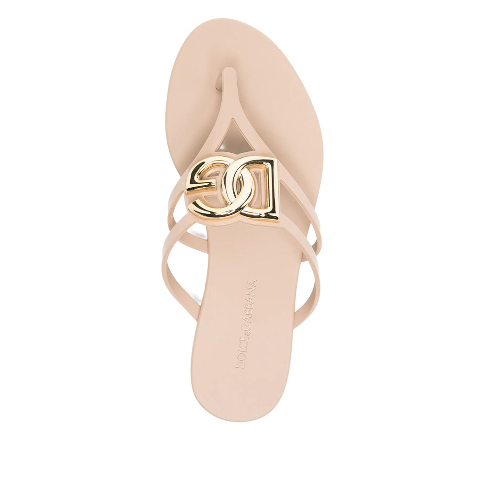 Dolce & Gabbana Neutrals Flip-Flops & Slides Women DOLCE & GABBANA