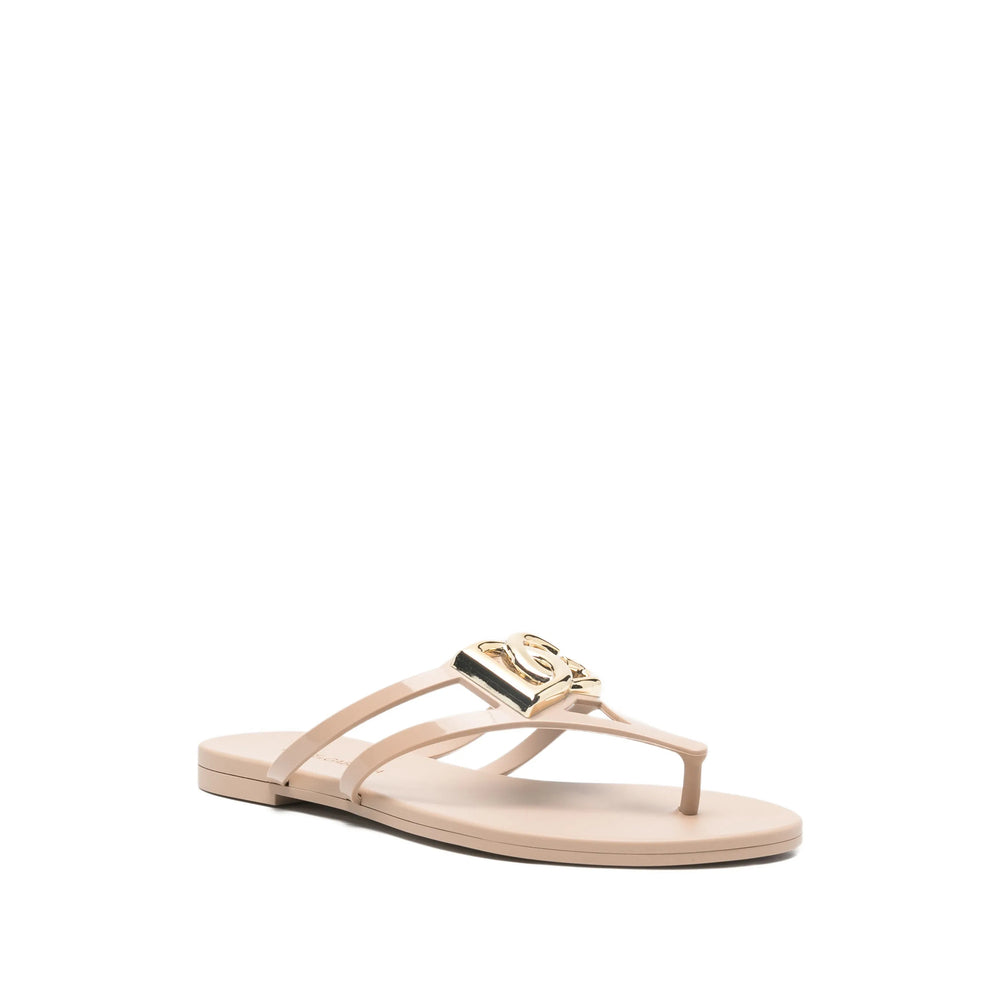 Dolce & Gabbana Neutrals Flip-Flops & Slides Women DOLCE & GABBANA
