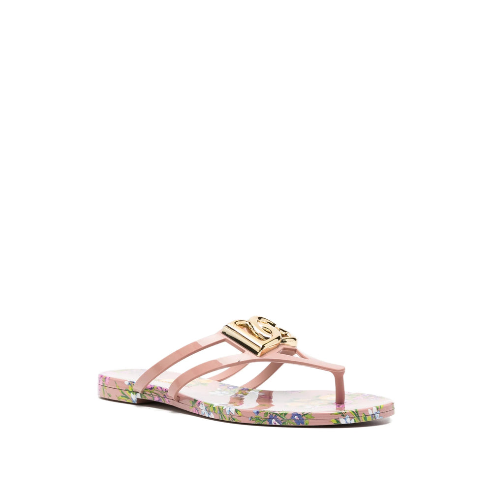 Dolce & Gabbana Pink Flip-Flops & Slides Women DOLCE & GABBANA