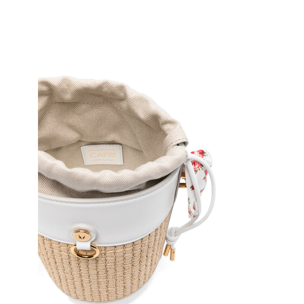 Dolce & Gabbana White Bucket Bags Women DOLCE & GABBANA