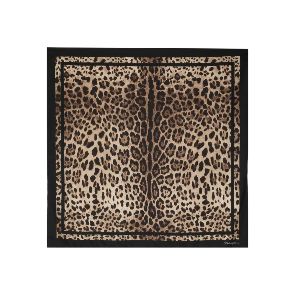 Dolce & Gabbana Brown Scarves Women DOLCE & GABBANA
