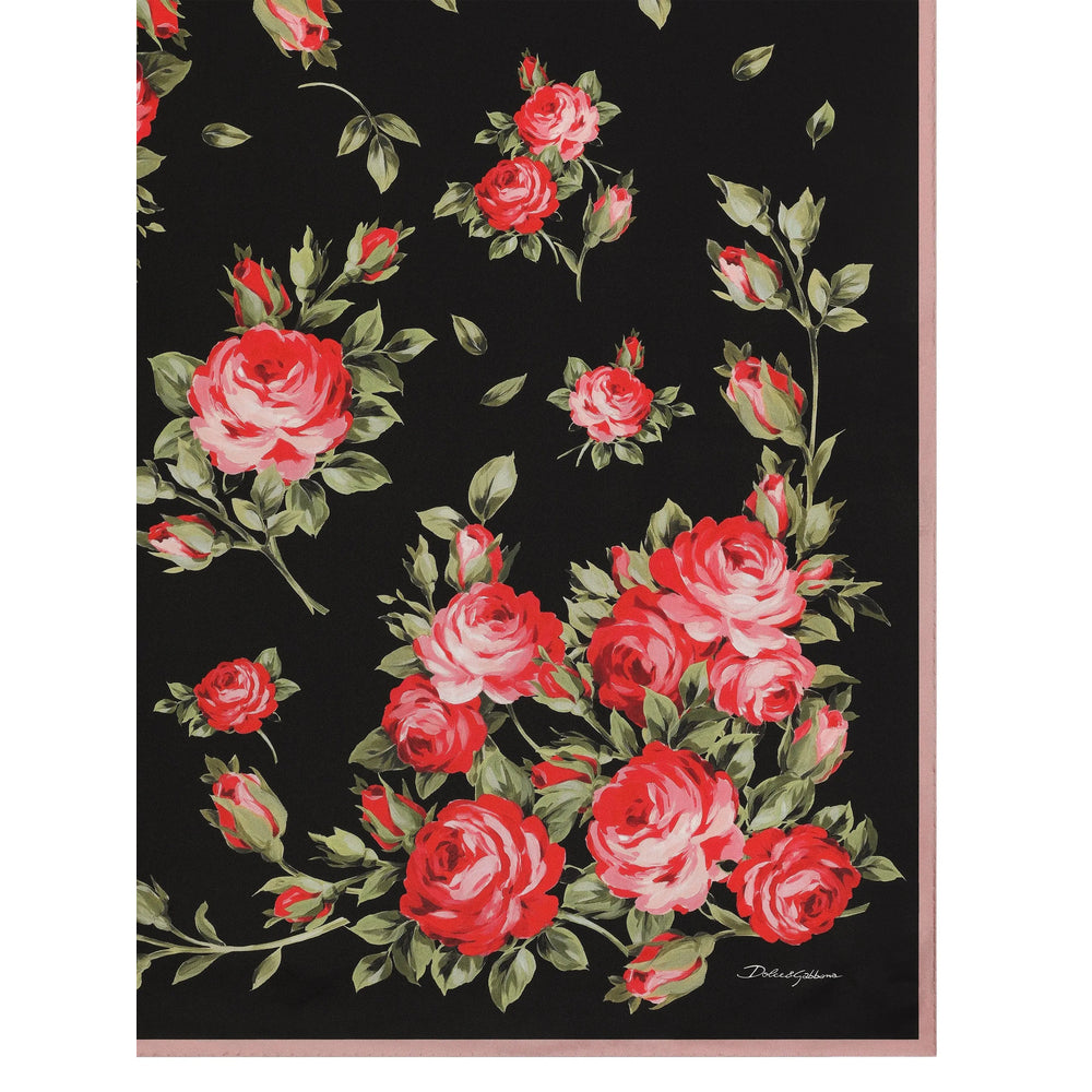 Dolce & Gabbana Black Scarves Women DOLCE & GABBANA