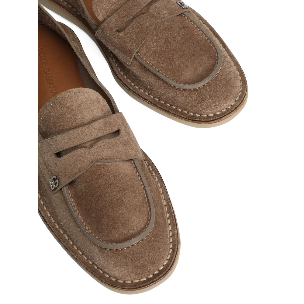 Dolce & Gabbana Brown Loafers Men DOLCE & GABBANA