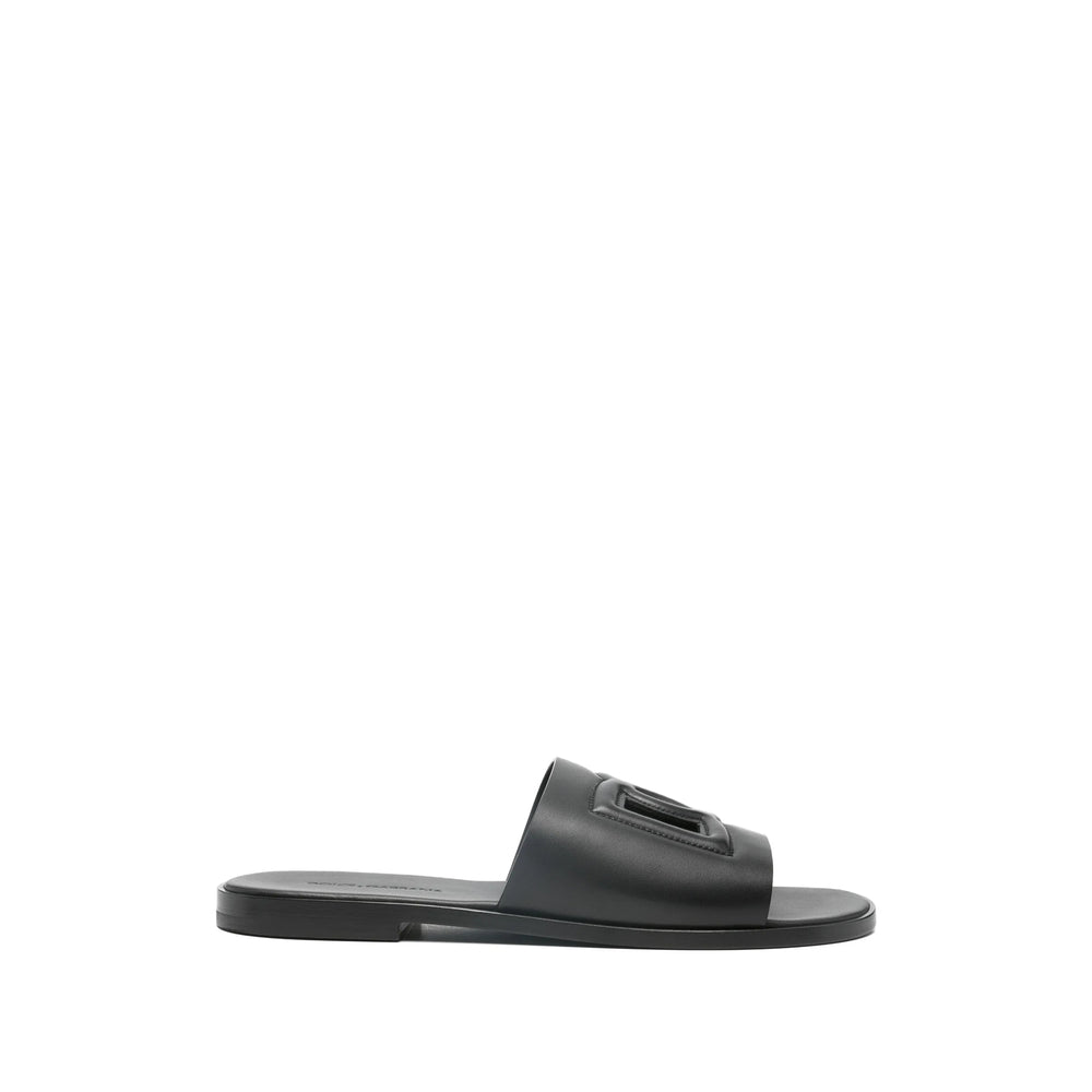 Dolce & Gabbana Black Sandals Men DOLCE & GABBANA