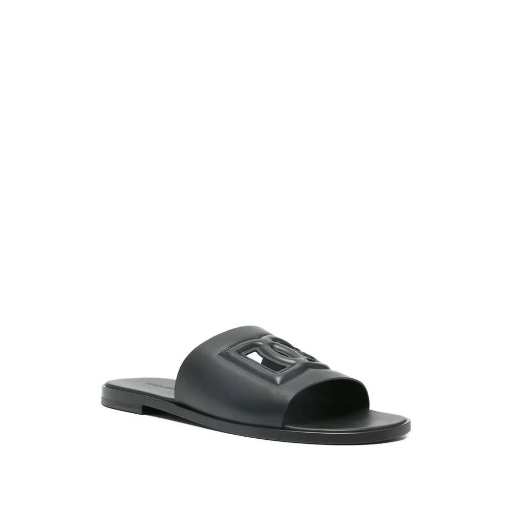 Dolce & Gabbana Black Sandals Men DOLCE & GABBANA