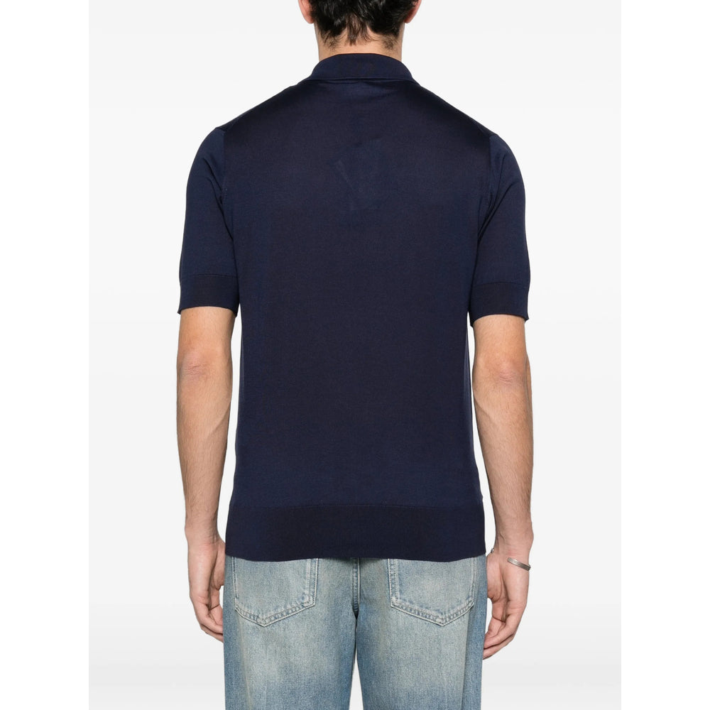 Dolce & Gabbana Blue Polo Shirts Men DOLCE & GABBANA