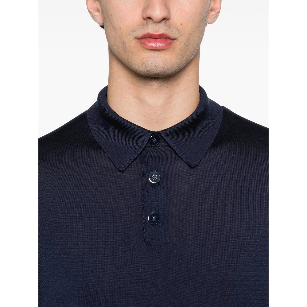 Dolce & Gabbana Blue Polo Shirts Men DOLCE & GABBANA