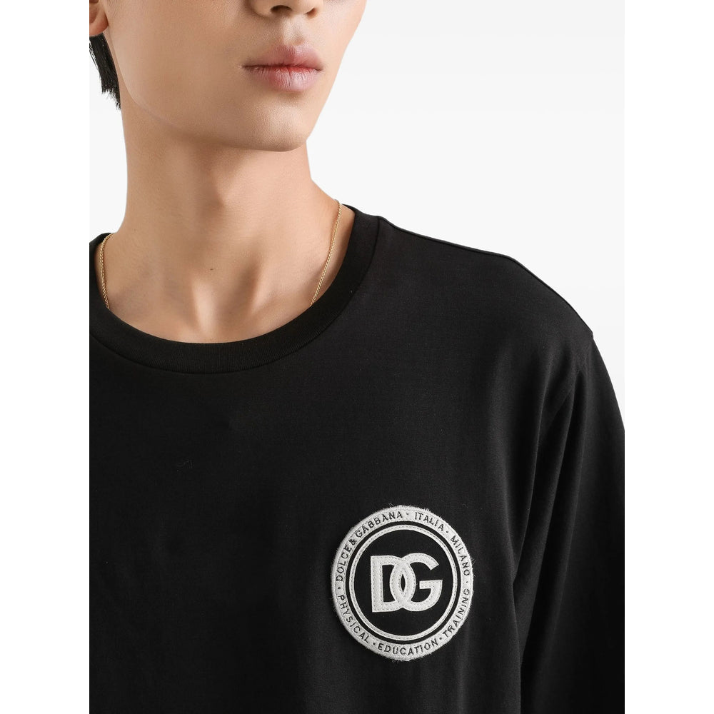 Dolce & Gabbana Black T-Shirts & Vests - T-Shirts Men DOLCE & GABBANA