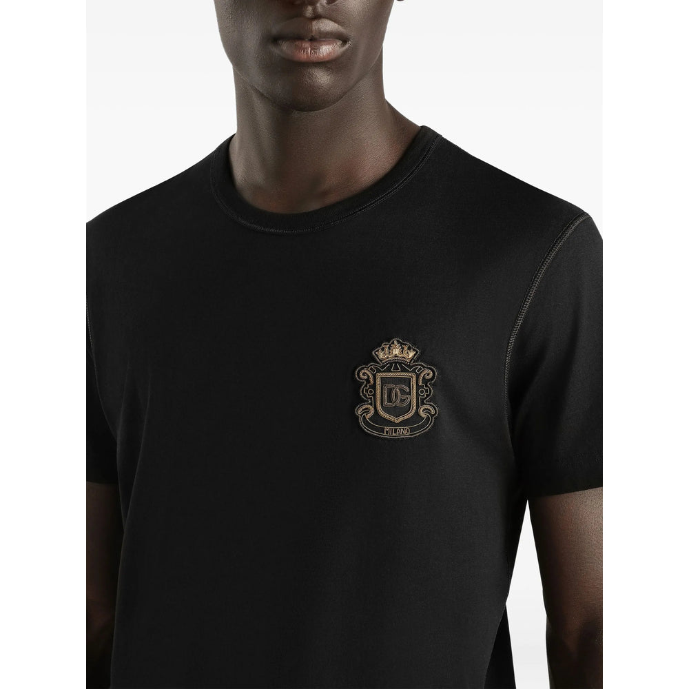 Dolce & Gabbana Black T-Shirts & Vests - T-Shirts Men DOLCE & GABBANA