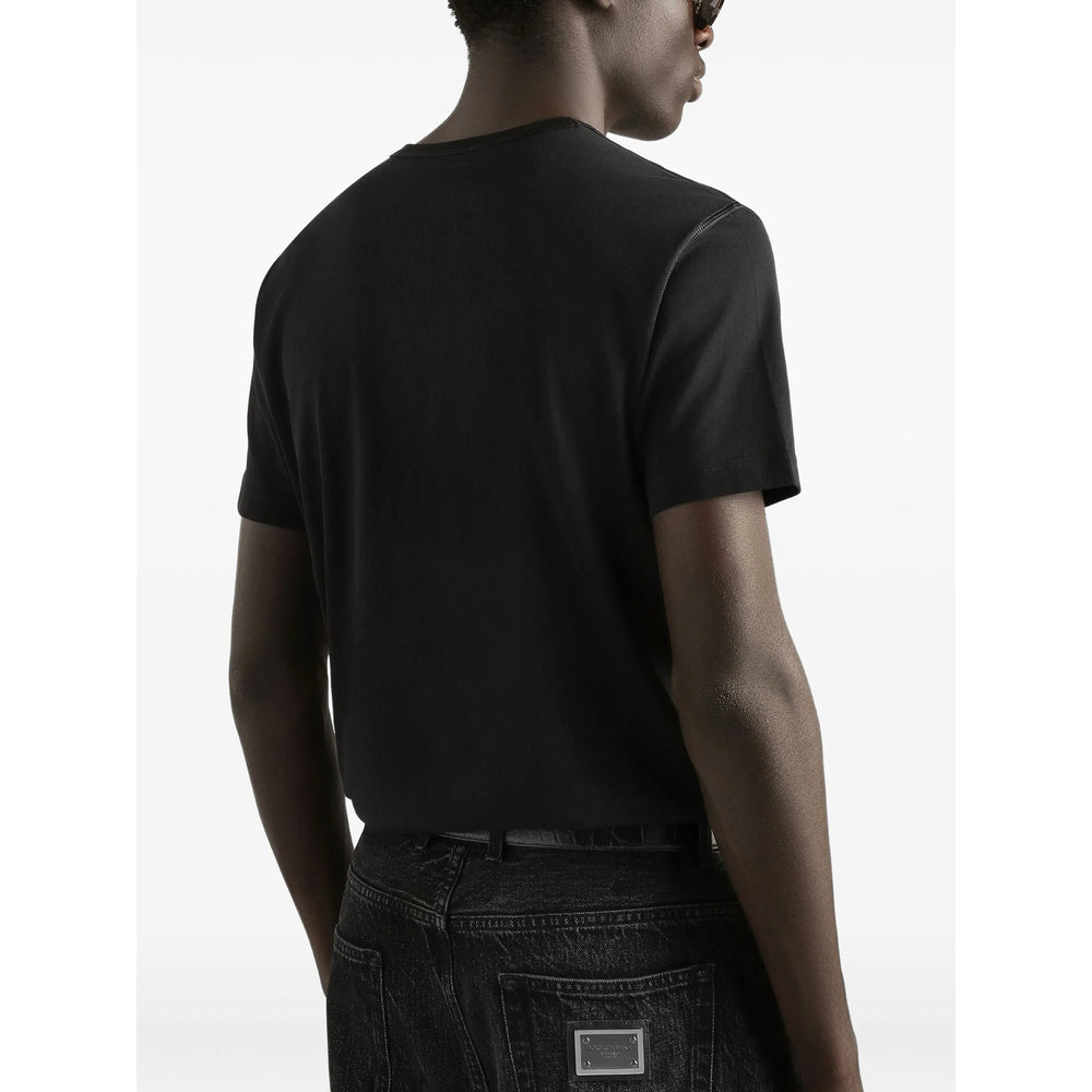 Dolce & Gabbana Black T-Shirts & Vests - T-Shirts Men DOLCE & GABBANA